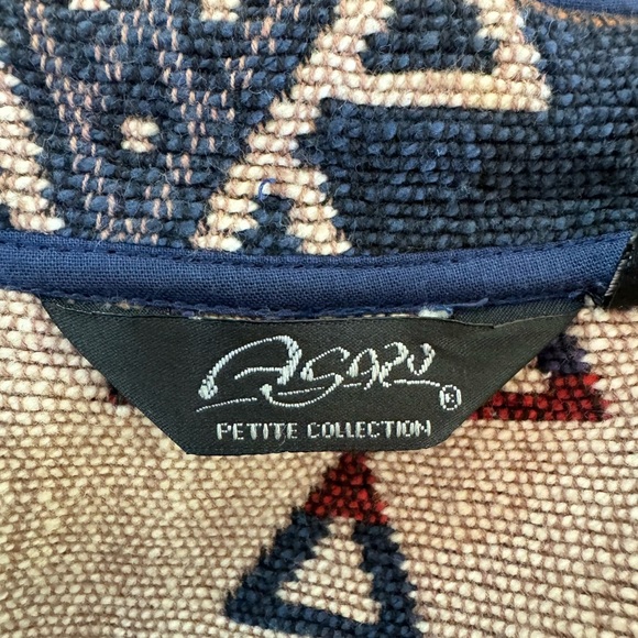 Vintage 80s Southwestern Style Vest - Picture 7 of 8